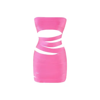 I.AM.GIA FLAVIA MINI DRESS Sleeveless Dress Women's PINK/Pink