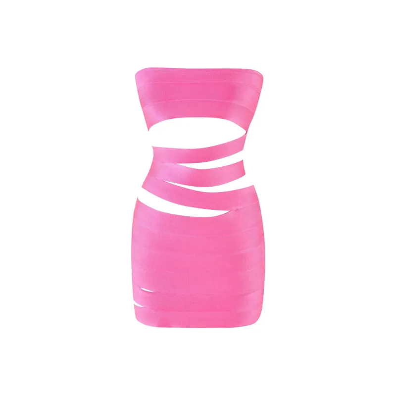 I.AM.GIA FLAVIA MINI DRESS Sleeveless Dress Women's PINK/Pink-0