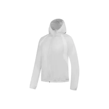 QIAODAN Breathable Sun Protection Clothing Women's Ice Clear Gray/Jordan White