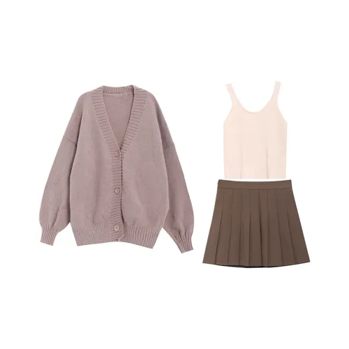 WOWI Two Piece Skirt Sets Women's