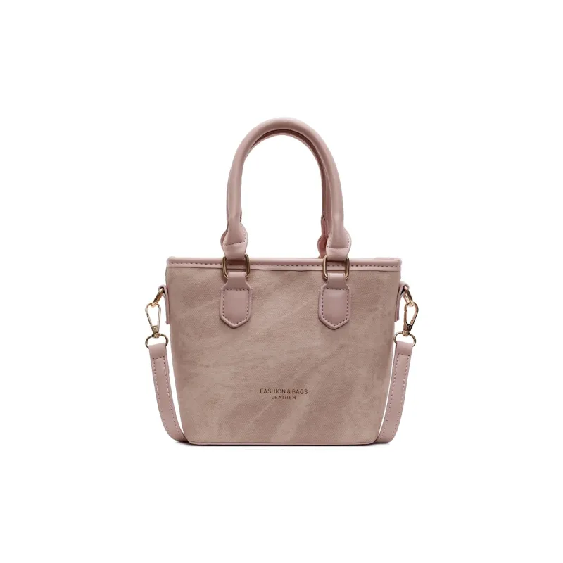 TOUTSEUL YOLO PU Crossbody Handbag Women's Beige & Brown/Beige & Black/Black & Pink-18