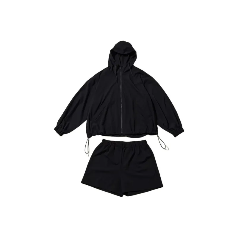 FREAK'S STORE Rash Guard Hoodie Set Casual Suit Women's-2