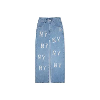 MLB New York Yankees SS24 Jeans Women's Light Blue