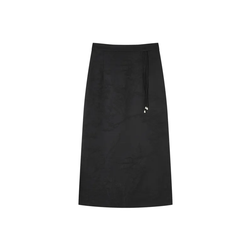 FINITY Casual Long Skirts Women's Black-0