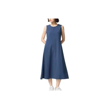 UNIQLO Sleeveless Dress Women's Sea Blue