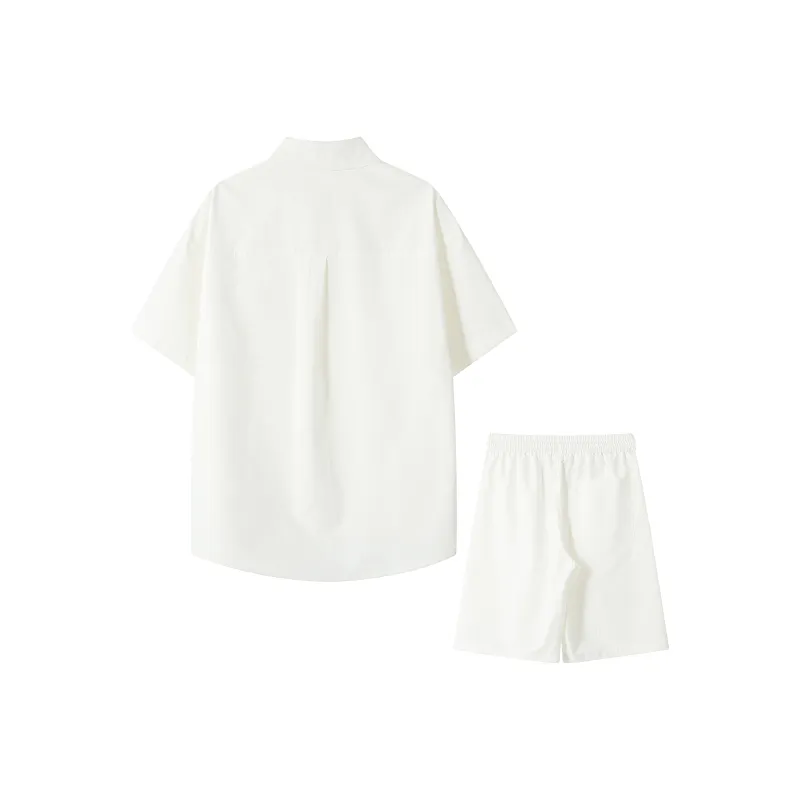 MARK WAFFLE Shirt Matching Set Unisex-1