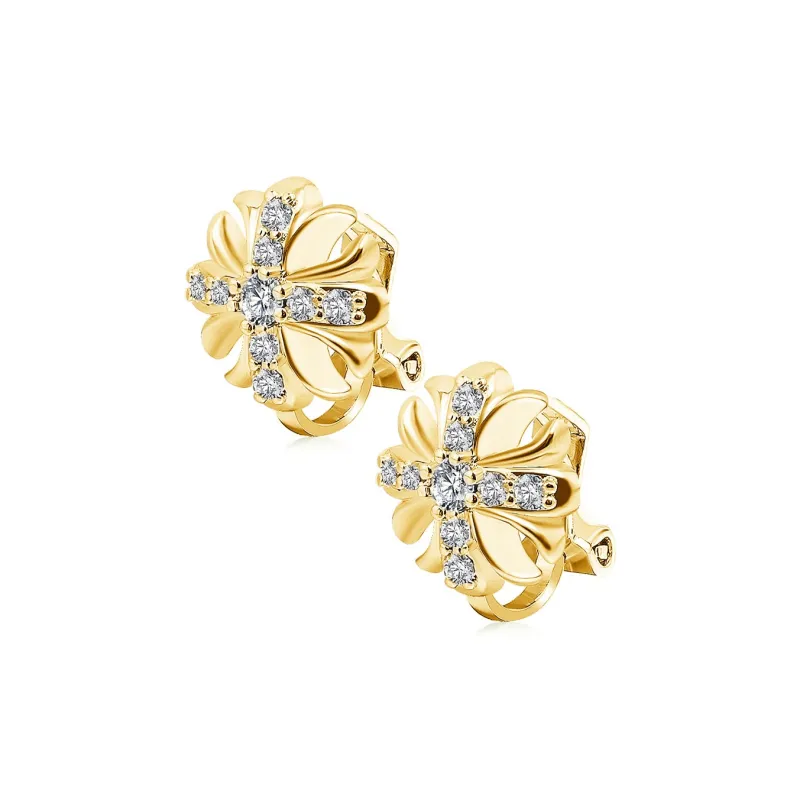 WIC Moissanite Clip On Earrings Unisex-5