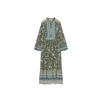 ZARA Long Sleeved Dresses Women's Multicolor
