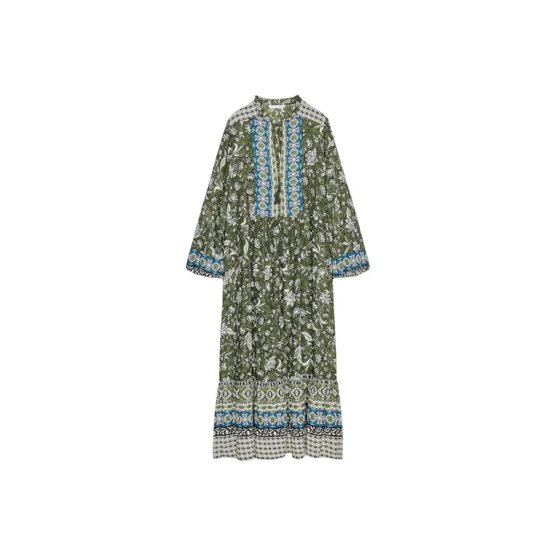 ZARA Long Sleeved Dresses Women's Multicolor-0