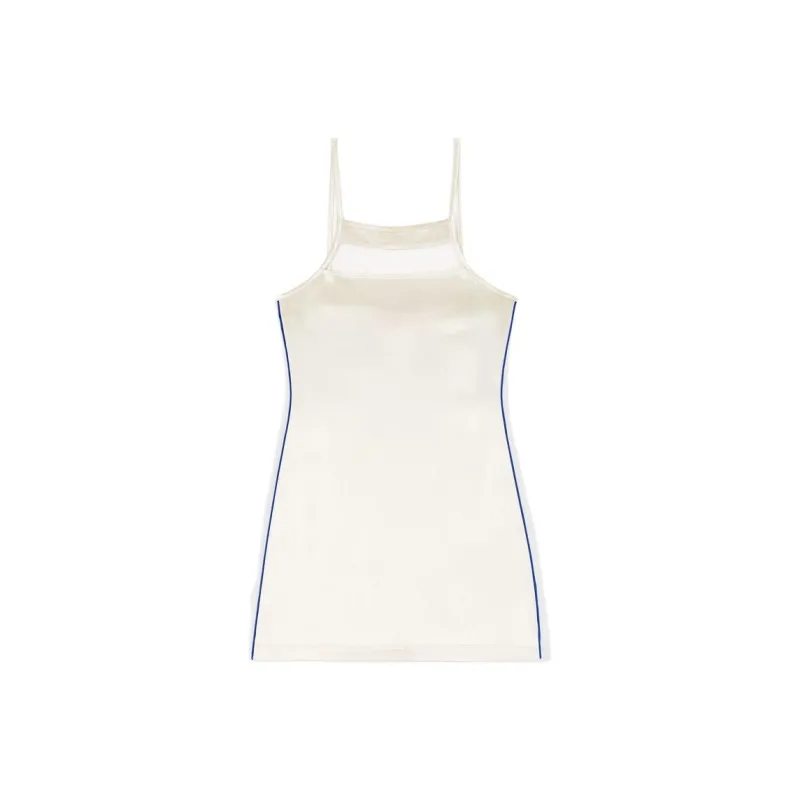 DIESEL SS25 Slip Dress Women's White-0