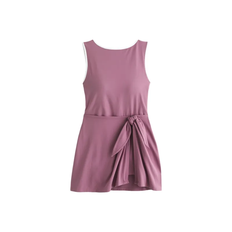 Abercrombie＆Fitch Sleeveless Dress Women's Pink-0