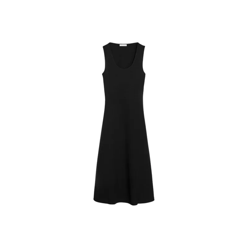 ZARA Sleeveless Dress Women's Black-0