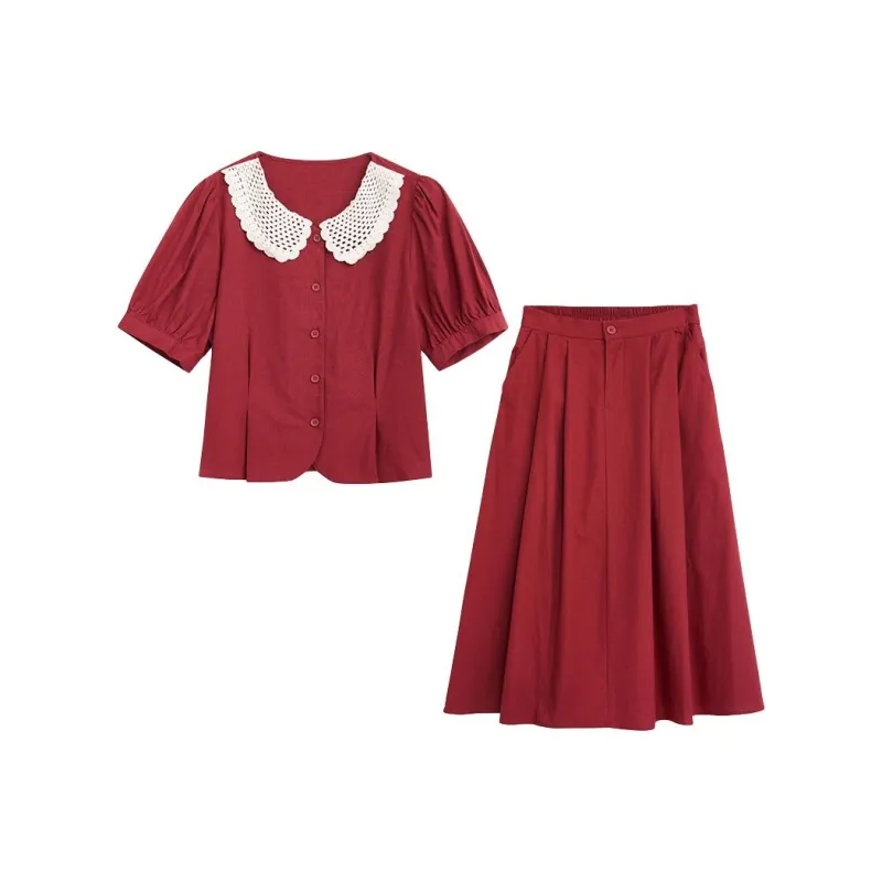 ZIHAN Two Piece Skirt Sets Women's-1