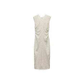ZARA Sleeveless Dress Women's Beige