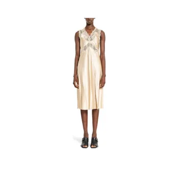 CELINE Sleeveless Dress Women's Yellow