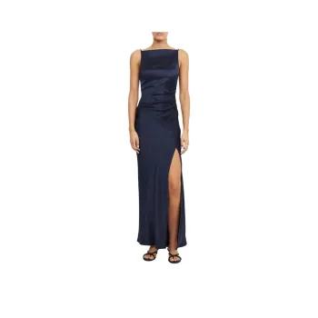 BEC+BRIDGE THE DREAMER MAXI DRESS Slip Dresses Women's INK/Ink Blue