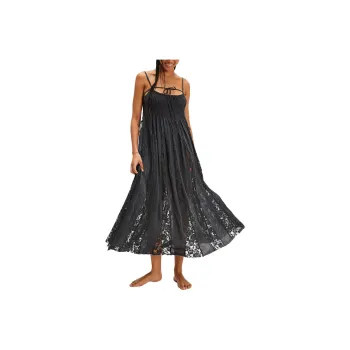 FREE PEOPLE Hailee Slip Slip Dresses Women's Charcoal Gray