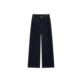 SNZX Jeans Women's Dark Blue Extended Length