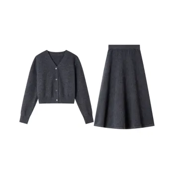 VIMLY Casual Suit Women's Dark Gray