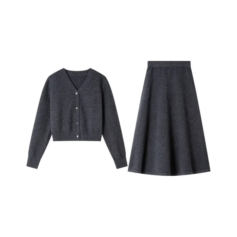VIMLY Casual Suit Women's Dark Gray-0