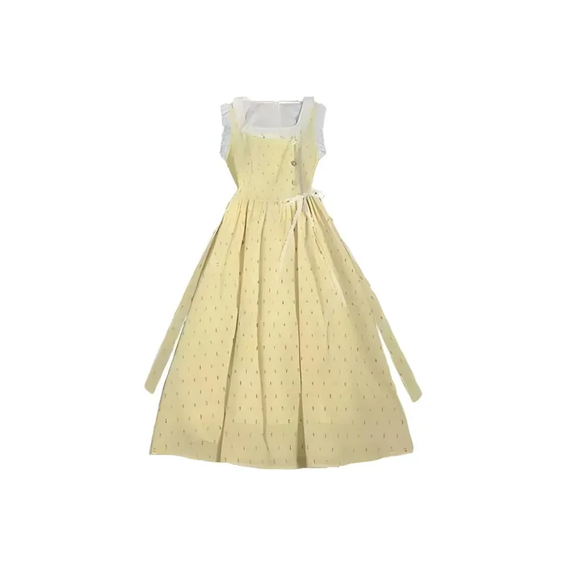 KEAB Sleeveless Dress Women's Yellow-0
