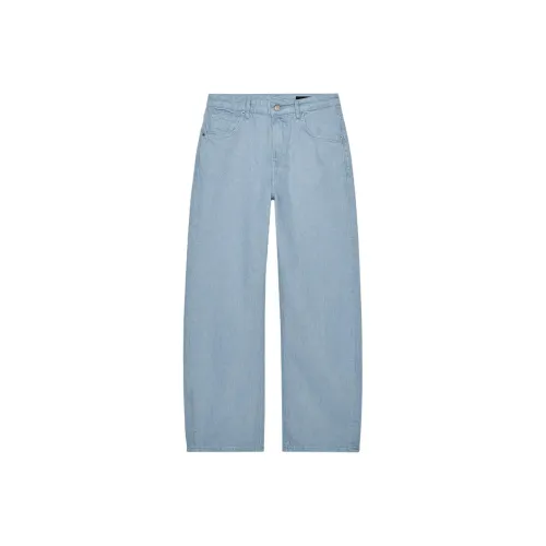 ZARA ZW Series Jeans Women's Light Blue