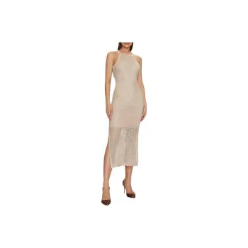 GUESS Sleeveless Dress Women's Beige