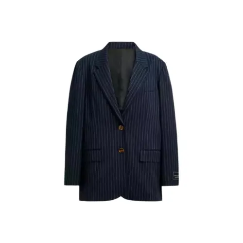 COACH Business Suit Coat Women's Marine Blue