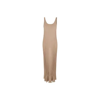 MaxMara Pleated Sleeveless Knitted Dress