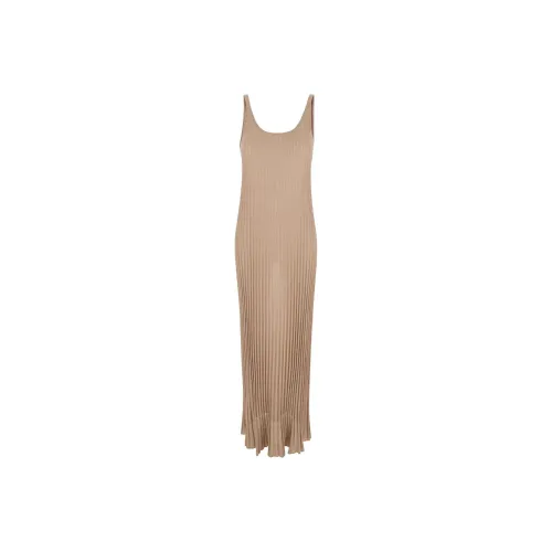 MaxMara Pleated Sleeveless Knitted Dress