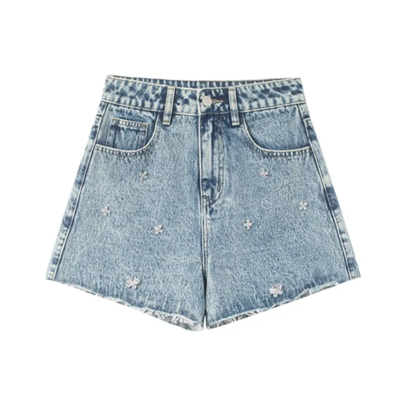 ITIB Denim Shorts Women's Blue-0