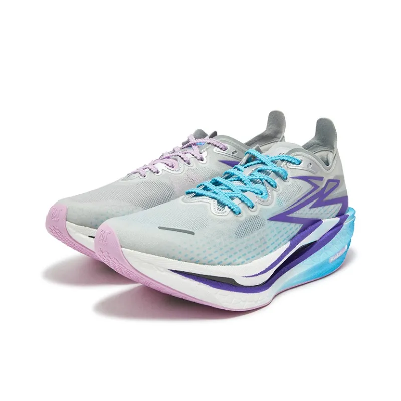 361° Flame 4 Cushioning, Slip Resistant, And Abrasion Resistant Low Top Casual Running Shoes Unisex Blue Button-2