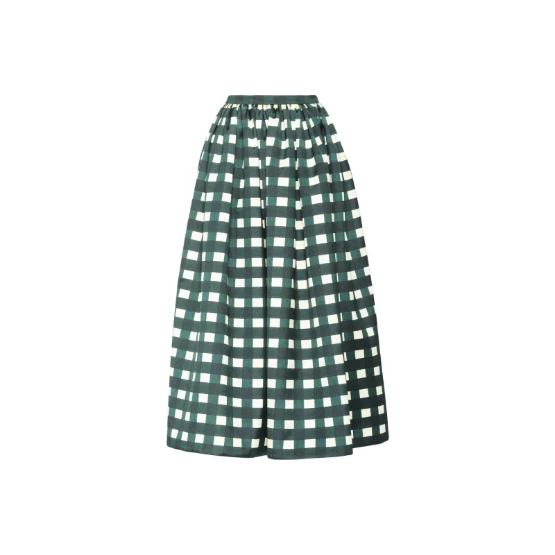 PRADA Casual Long Skirts Women's Green-0
