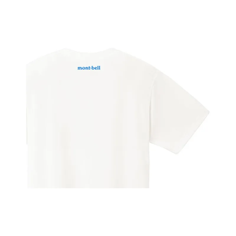 MONTBELL SS25 T Shirt Unisex White-2