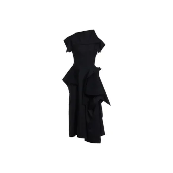 Yohji Yamamoto Asymmetric Maxi Dress