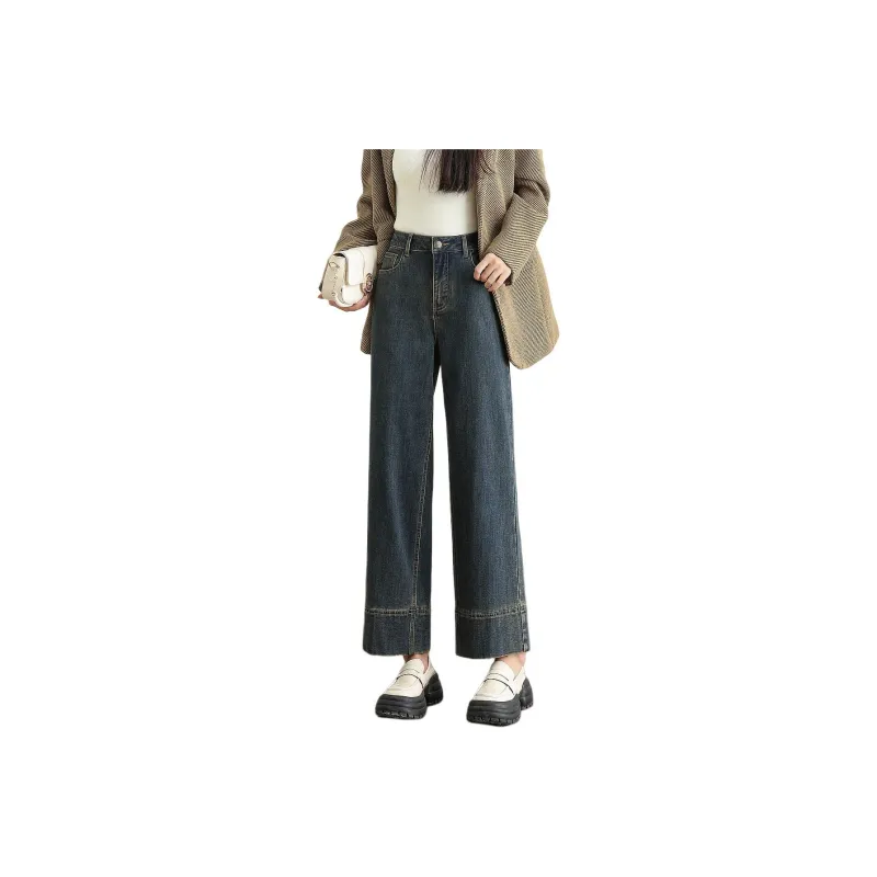 【dme】 Jeans Women's Dark Denim Blue-0