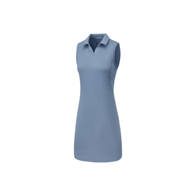 Skechers Sleeveless Dress Women's Navy Blue Gray 027C-0