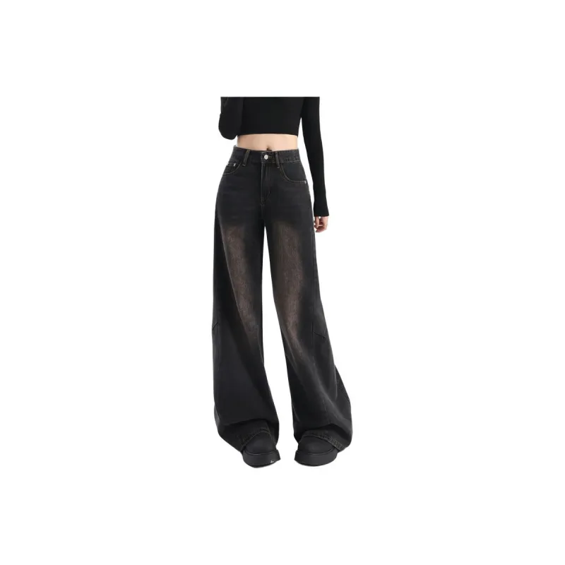ZAVK Jeans Women's Black Gray Color-5