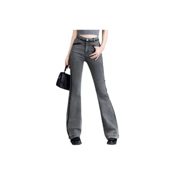 You Cow Me Pants Jeans Women's Mist Gray