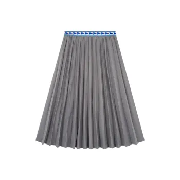 Maison Kitsune x And Wander Casual Long Skirt Women's Gray