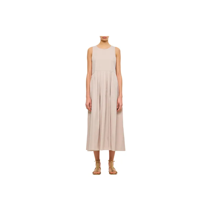 'S MAX MARA Sleeveless Dress Women's Beige-0