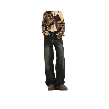 NHZN Jeans Unisex Black Gray