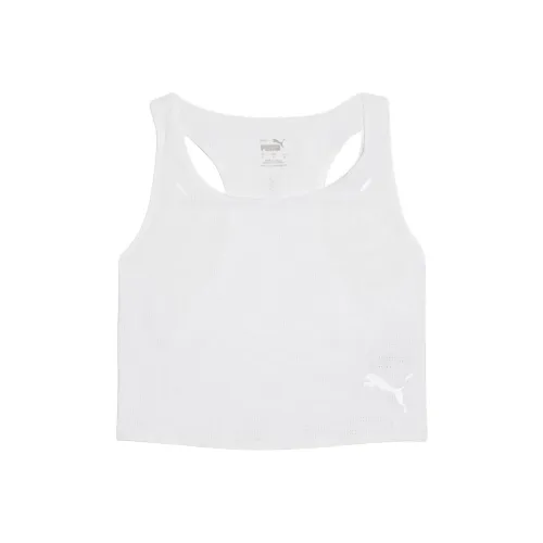 PUMA RUN ULTRASPUN Women's Running Crop Top Sport Vests Women's White