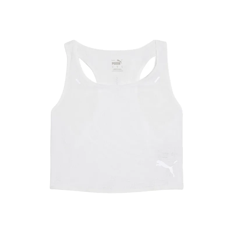 PUMA RUN ULTRASPUN Women's Running Crop Top Sport Vests Women's White-0