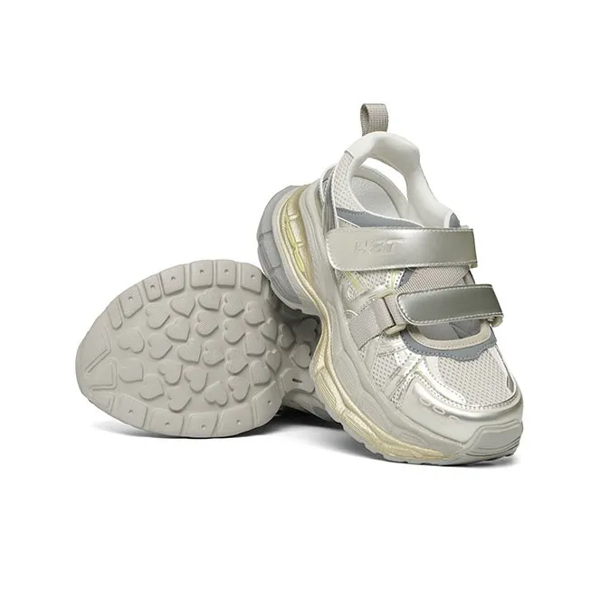 RED DRAGONFLY Slip Resistant, Abrasion Resistant, Height Increasing, Breathable Low Top Chunky Sneakers Women's-4