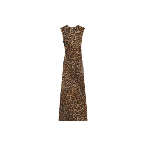 Stella McCartney Leopard Printed Sleeveless Dress
