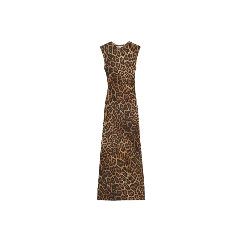 Stella McCartney Leopard Printed Sleeveless Dress-0
