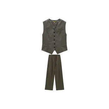 INSUN Casual Suit Women's Olive Green