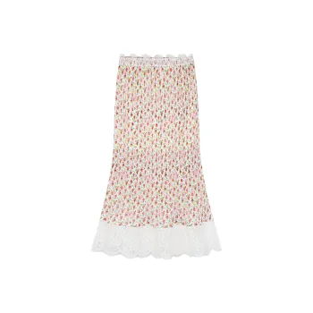 UOOYAA Casual Long Skirt Women's Print