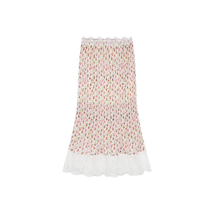UOOYAA Casual Long Skirt Women's Print-0